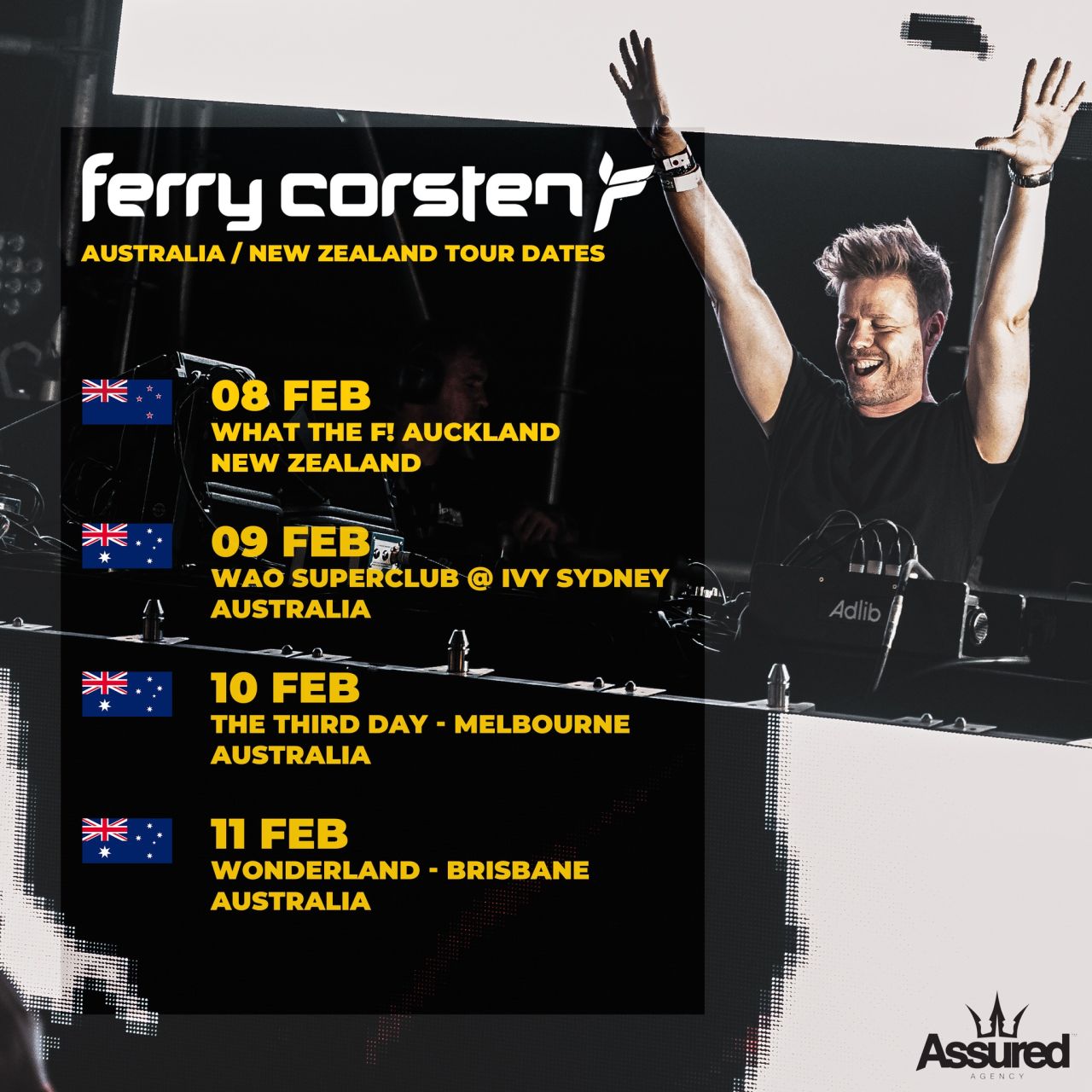 Ferry Corsten - 2024 Tour Dates